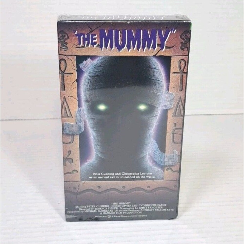 The Mummy (1959) VHS NEW Peter Cushing Christopher Lee Horror 1989 Halloween